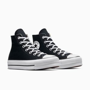 Black Converse Chuck Taylor All Star Lift Platform Shoe